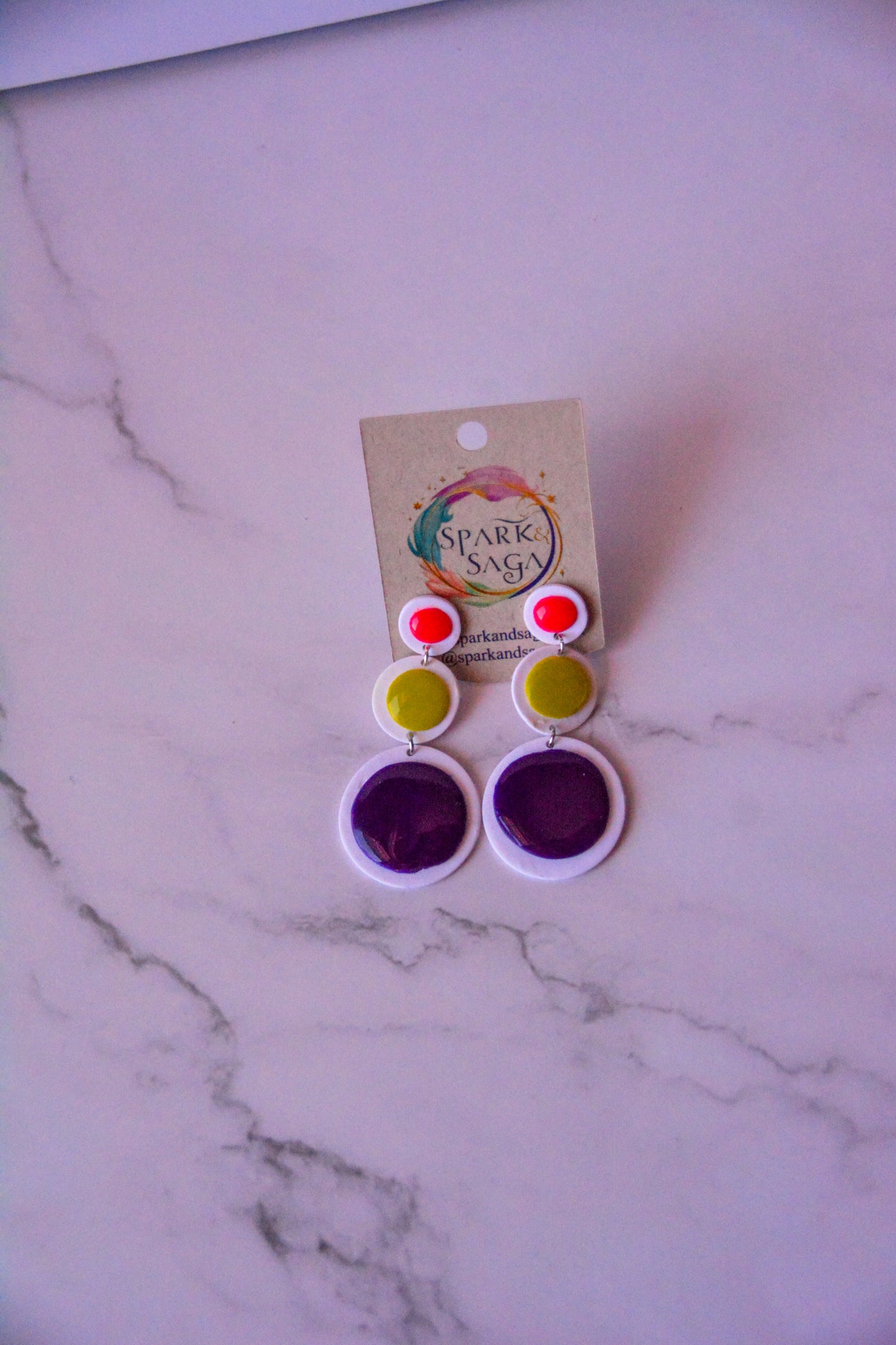 Happy Medium | Colorful Statement Earrings