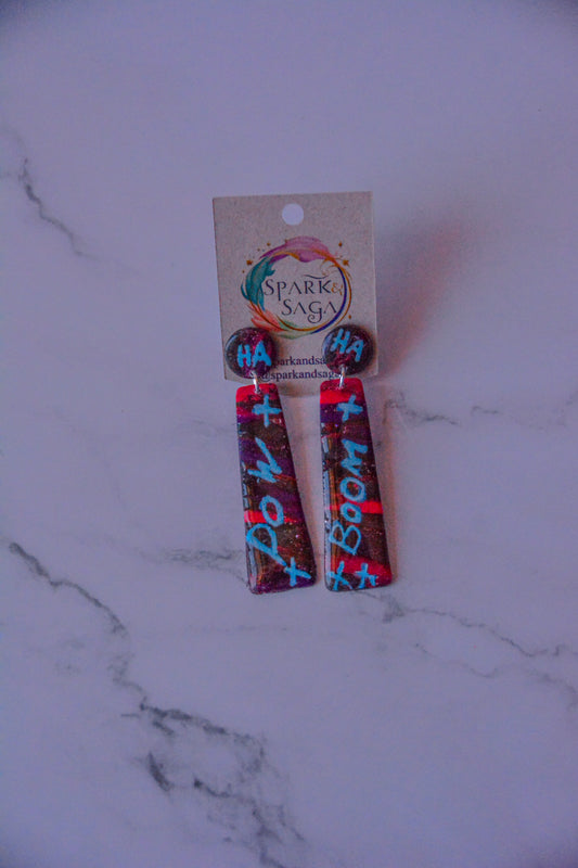 Unruly Chaos | Jinx Inspired Earrings