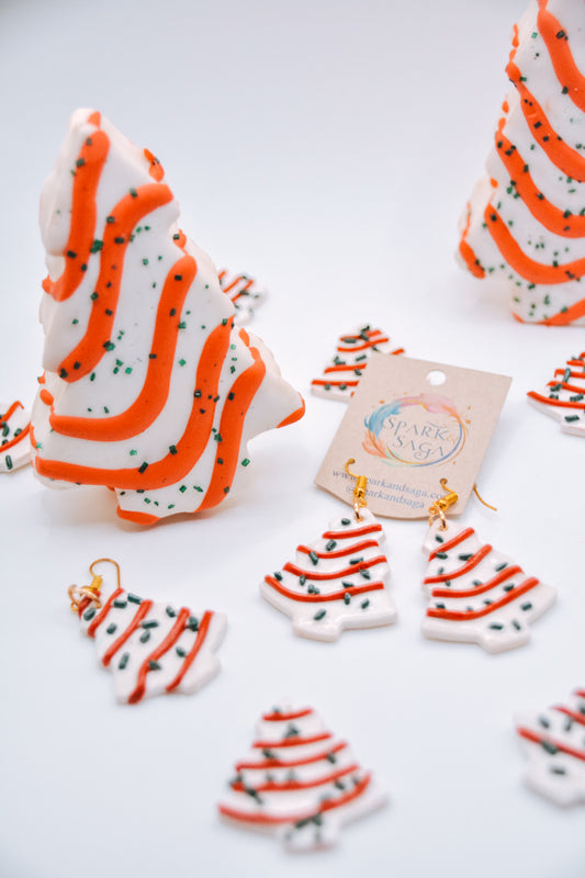 Lil Debbie Tree Cake Earrings