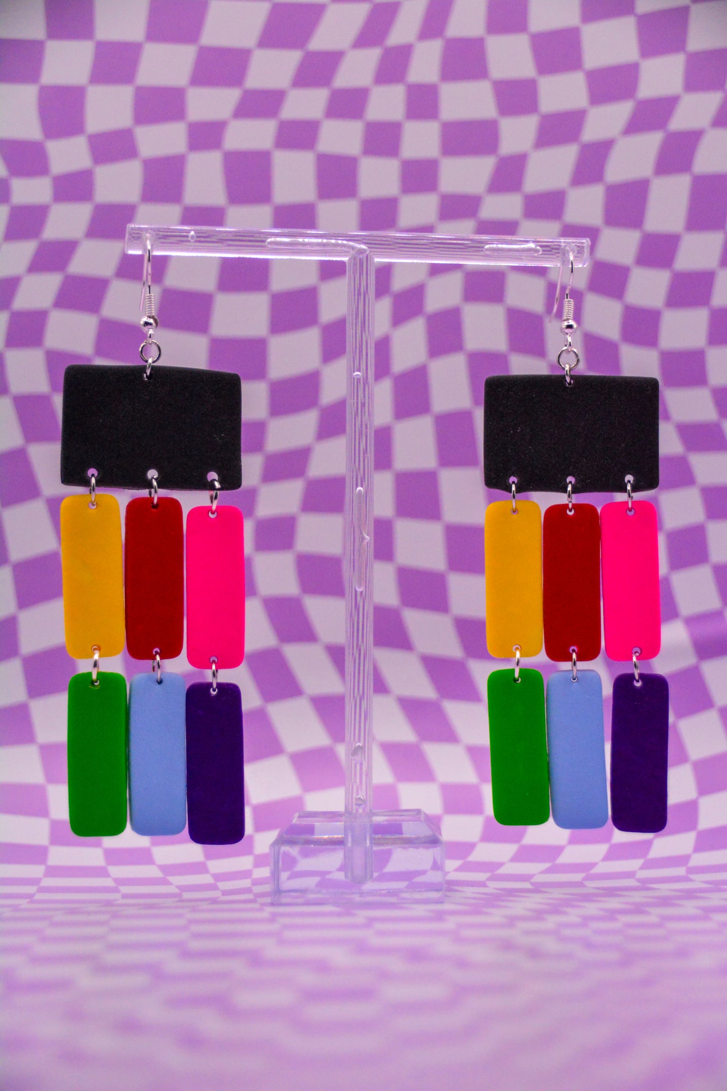 Rainbow Fringe | Colorful Fringe Earrings