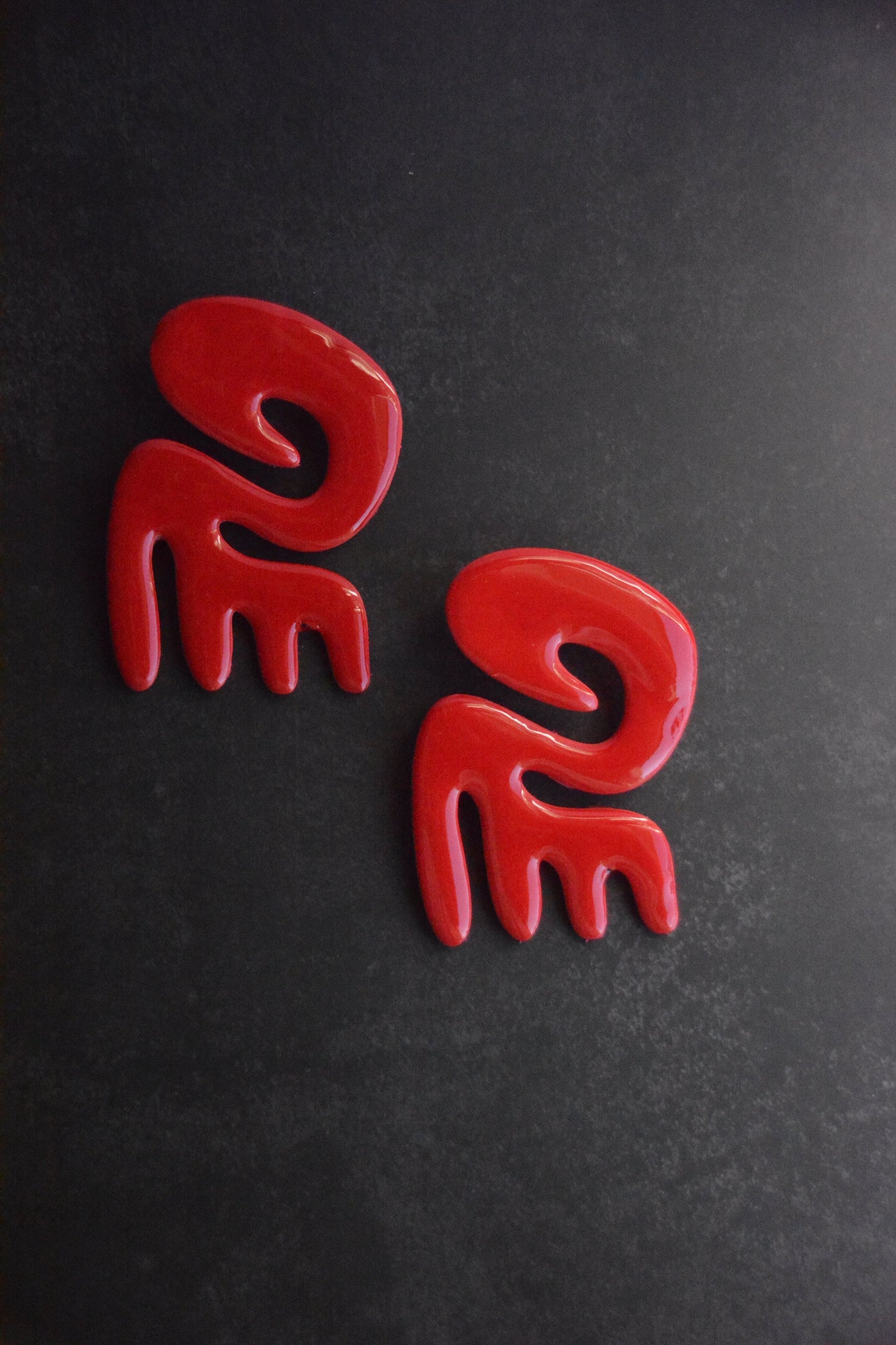 Liquid Fire | Sculptural Statement Earrings