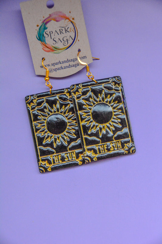 The Sun | Tarot Card Statement Earrings